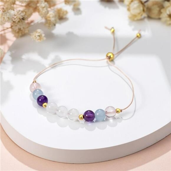 Moonstone bracelet for women positive energy new beginnings manifestation jewelr - Picture 2 of 7